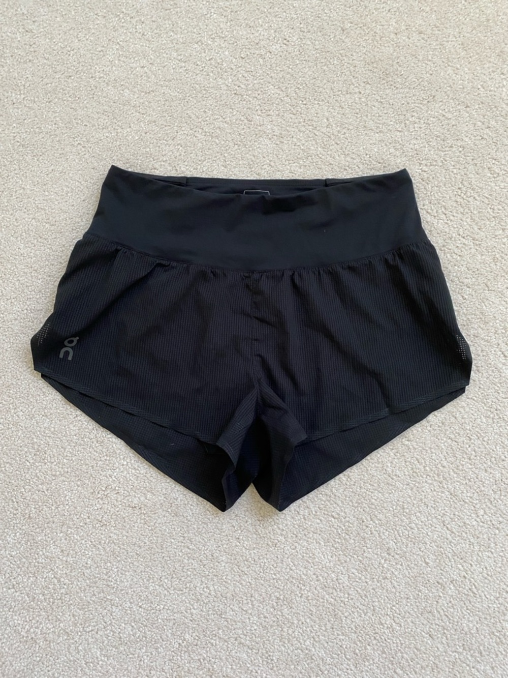 On Running Women's Black Athletic Running Shorts